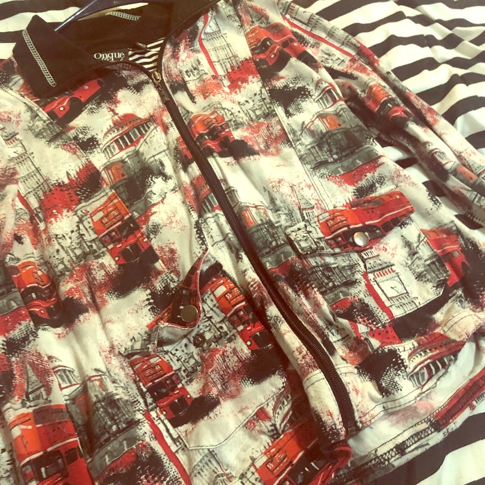 London bus onque casual jacket! 🧥